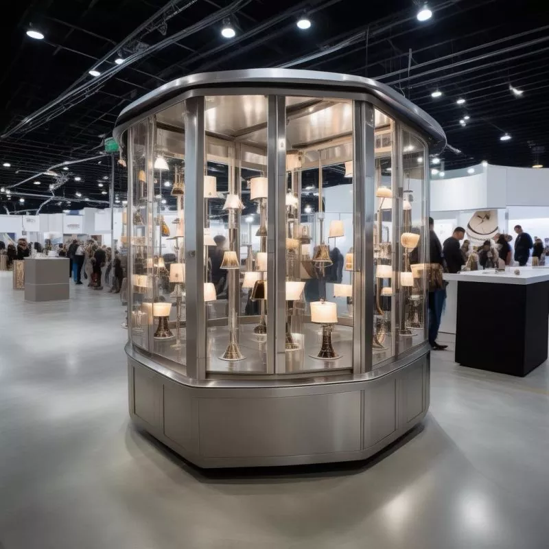 디스플레이 요구 사항에 맞게 철제 회전 조명 디스플레이 캐비닛을 고려해야 하는 이유