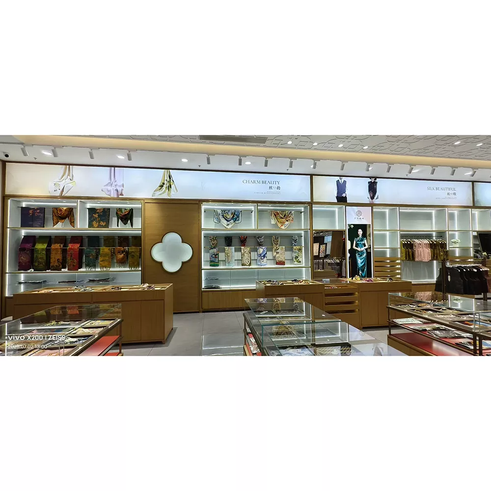 유리 여성 의류 디스플레이 랙