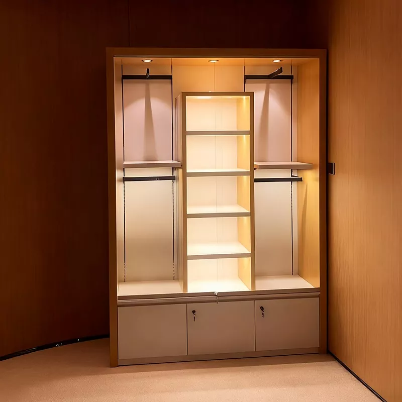 나무로 되는 진열장